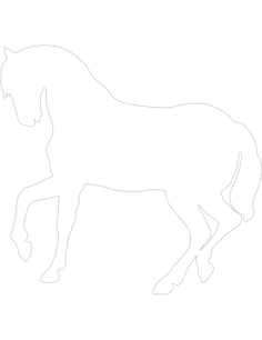 Dancing Horse Silhouette Vector Coloring Pdf, Free Vectors File